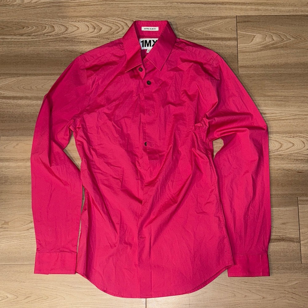Express Men's Pink Dress Shirt